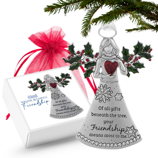 Friends Angel Ornament - Friendship Means the Most