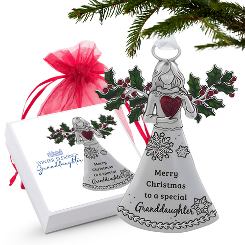 Granddaughter Angel Ornament - Merry Christmas
