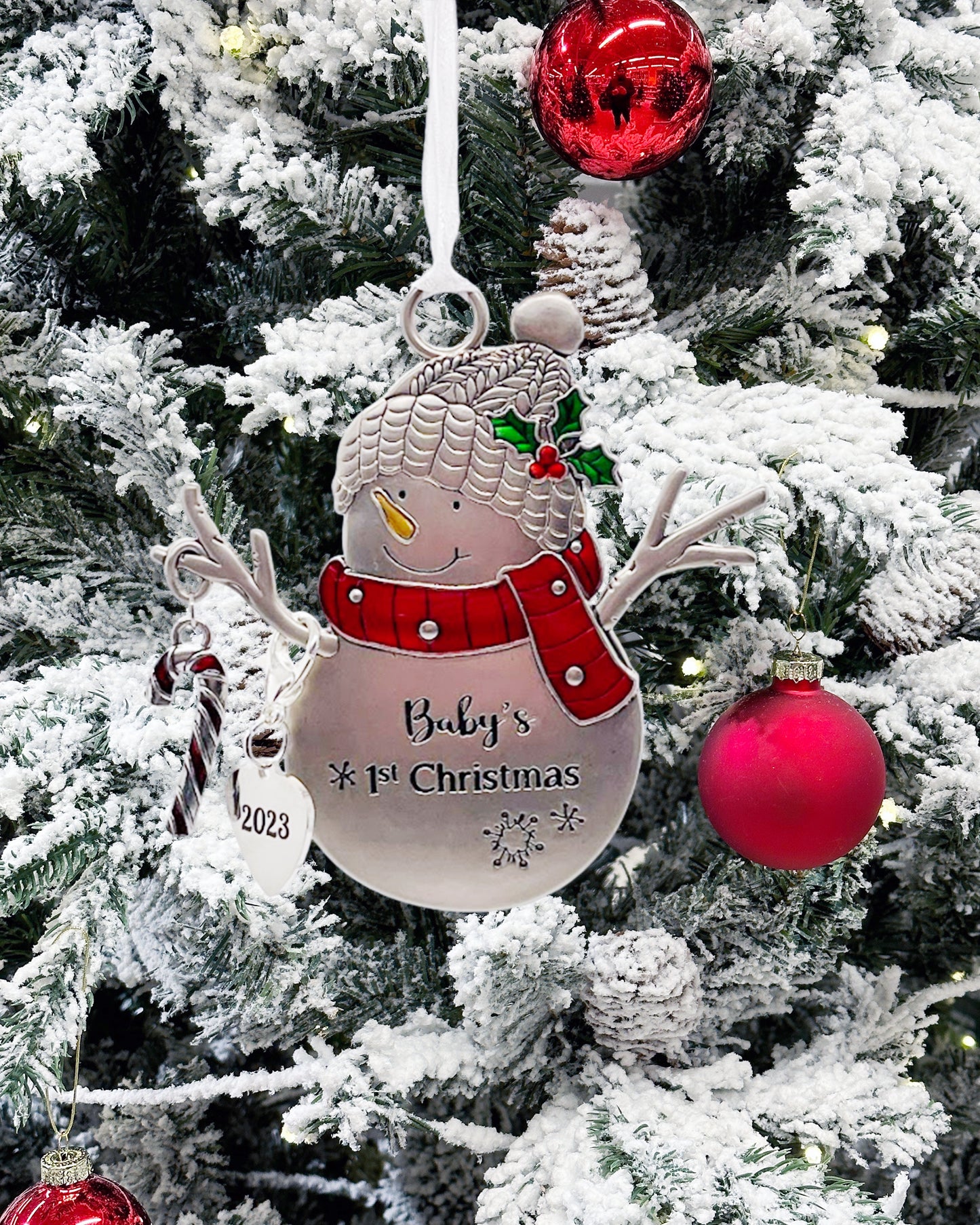 Baby's First Christmas Snowman Ornament