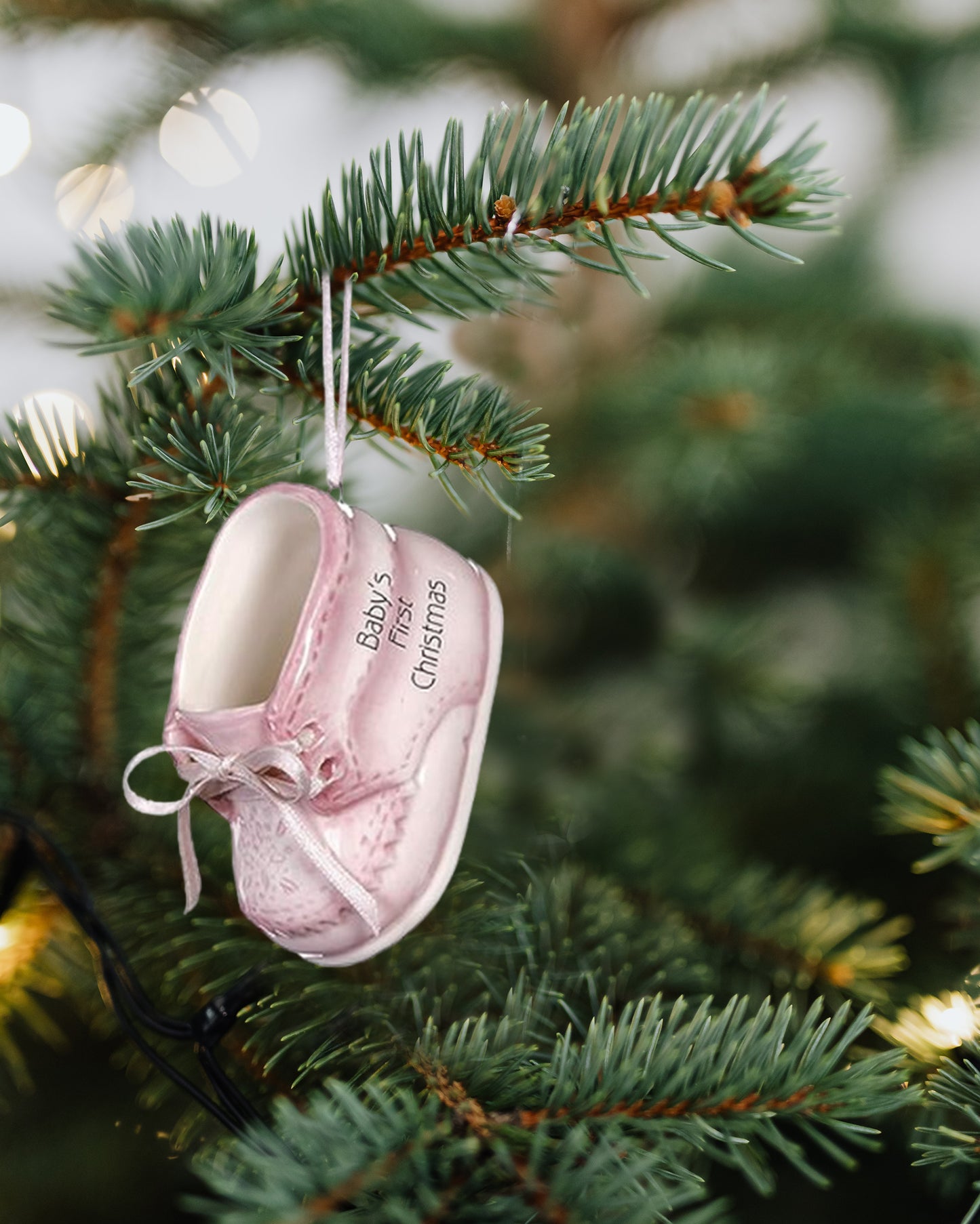 Baby Girl's First Christmas  Ornament