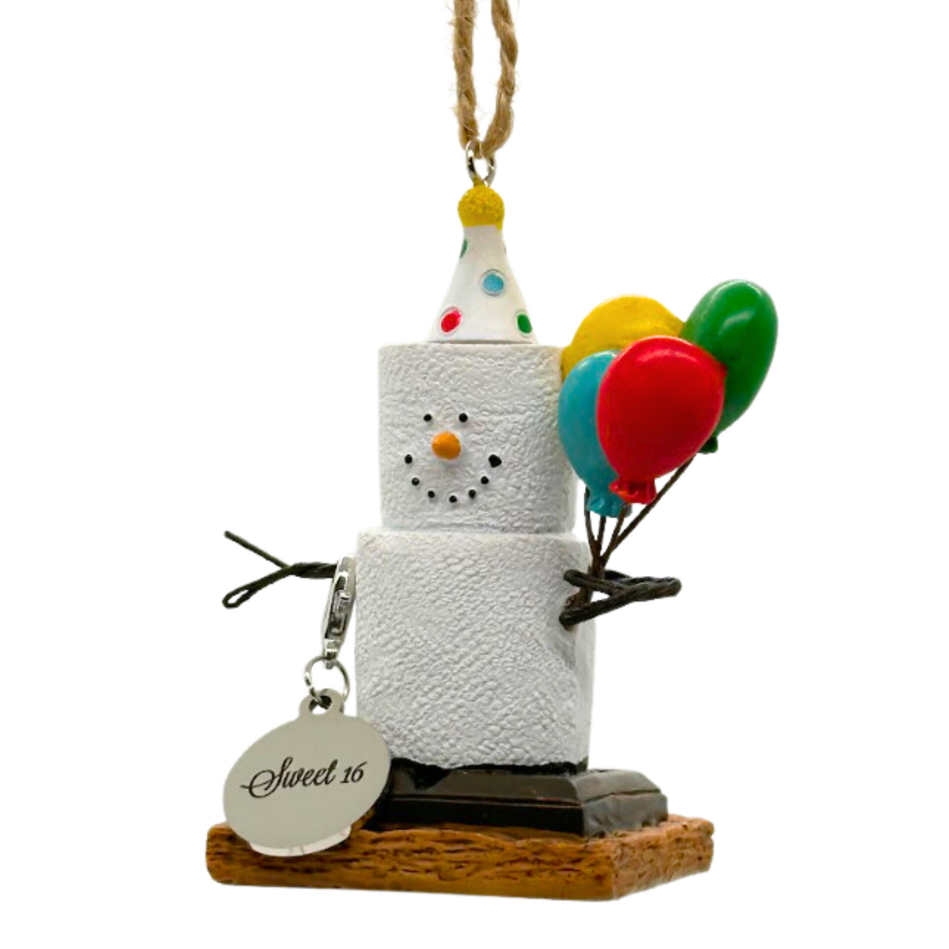 Sweet 16 S'mores Ornament -  Happy Birthday