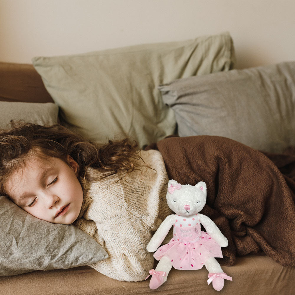 Plush Tooth Fairy - Caterina the Cat Ballerina with Tooth Fairy's Night Book