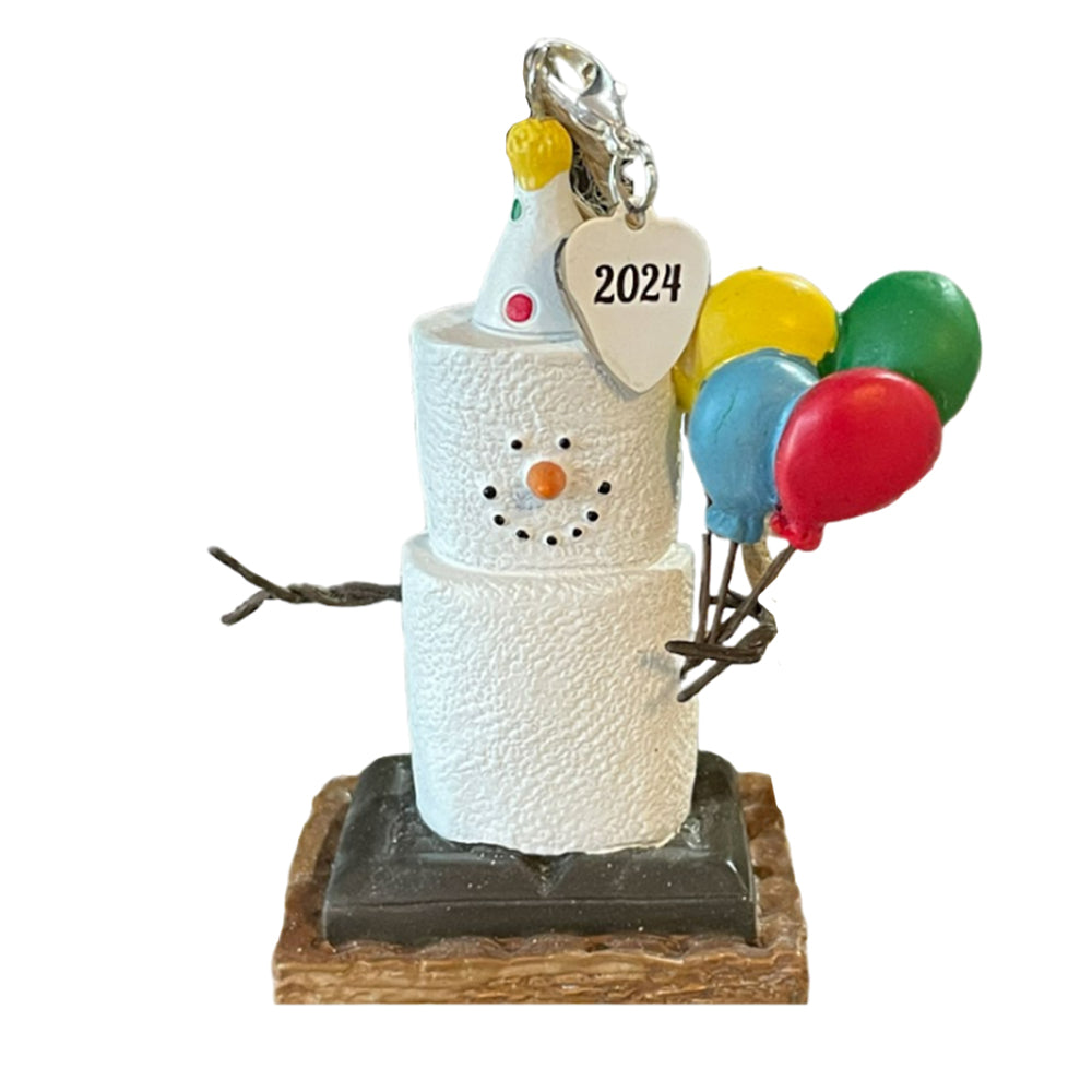 S'mores Happy Birthday Ornament