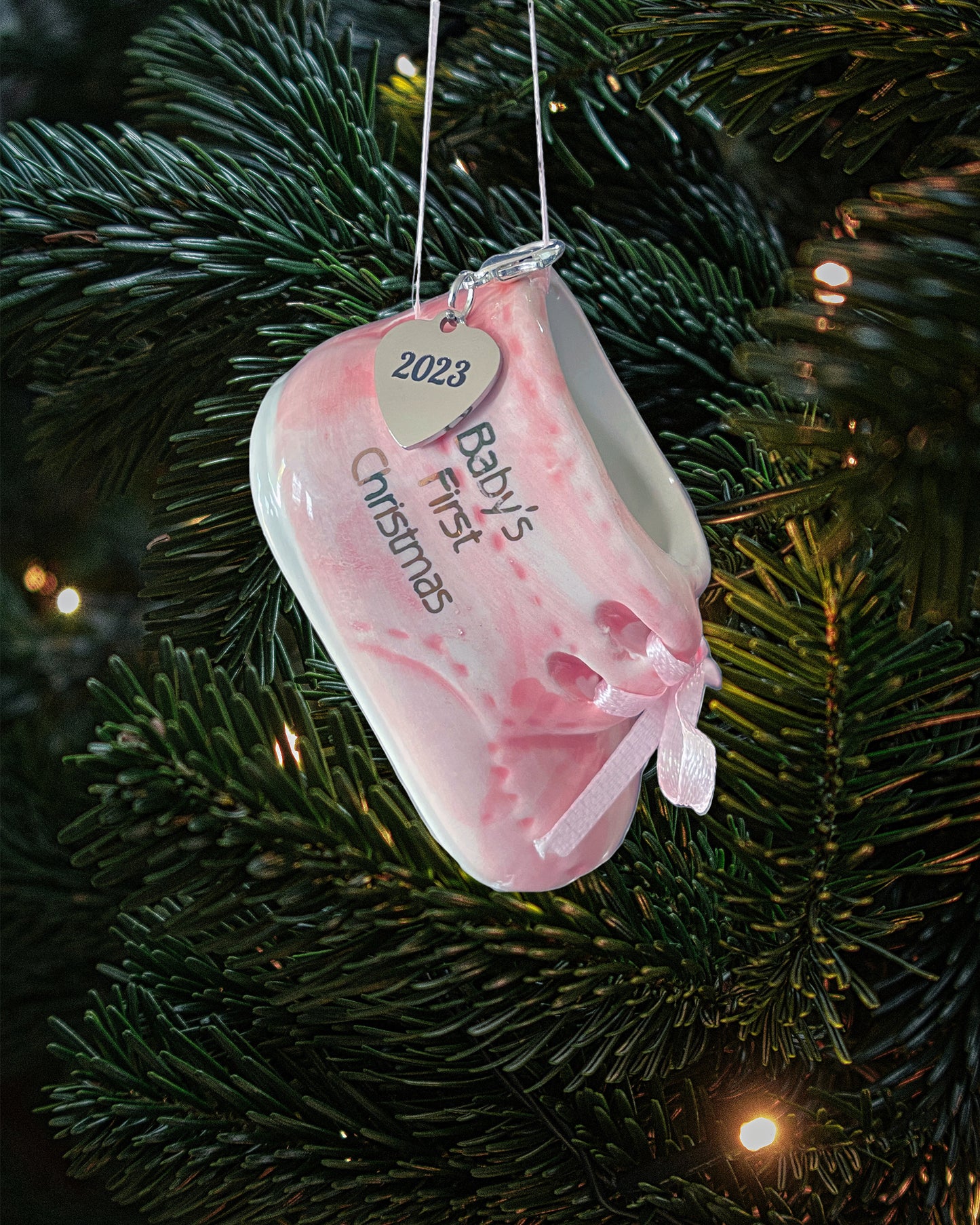 Baby Girl's First Christmas  Ornament