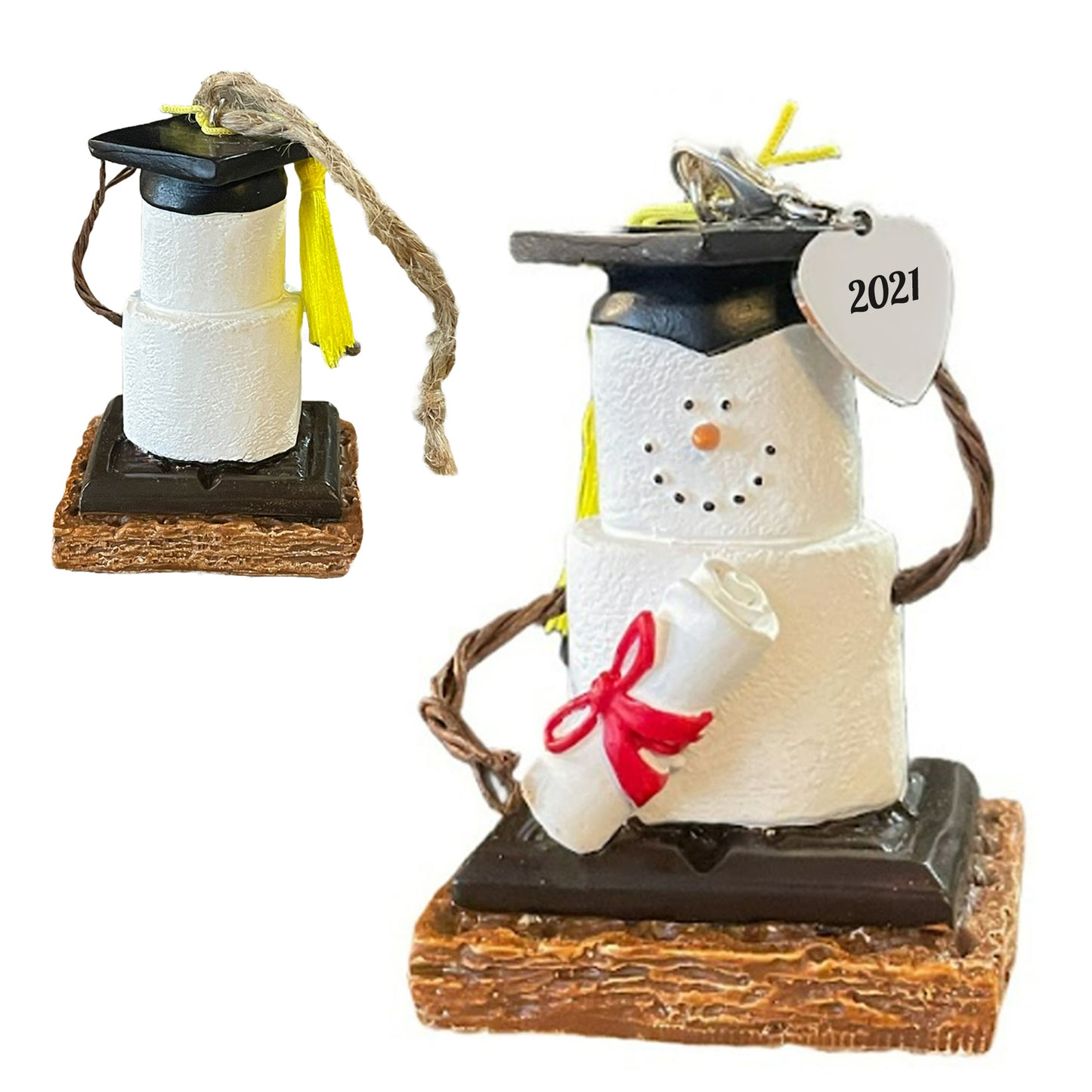 S'mores Graduation Ornament  in a Gift Box