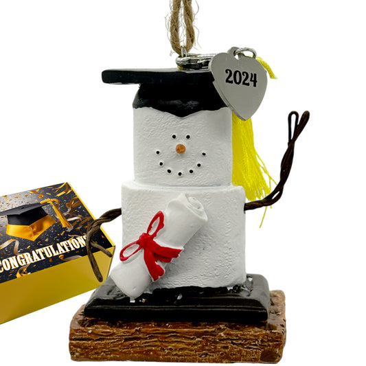 S'mores Graduation Ornament  in a Gift Box