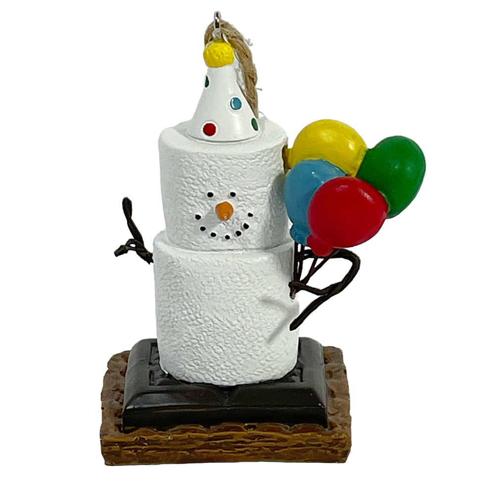 S'mores Happy Birthday Ornament