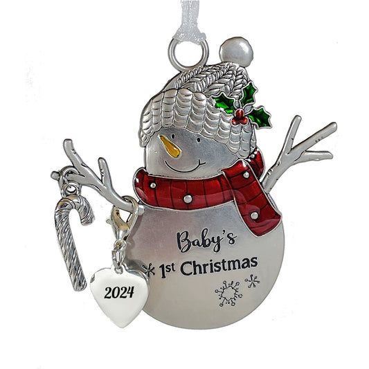 Baby's First Christmas Snowman Ornament