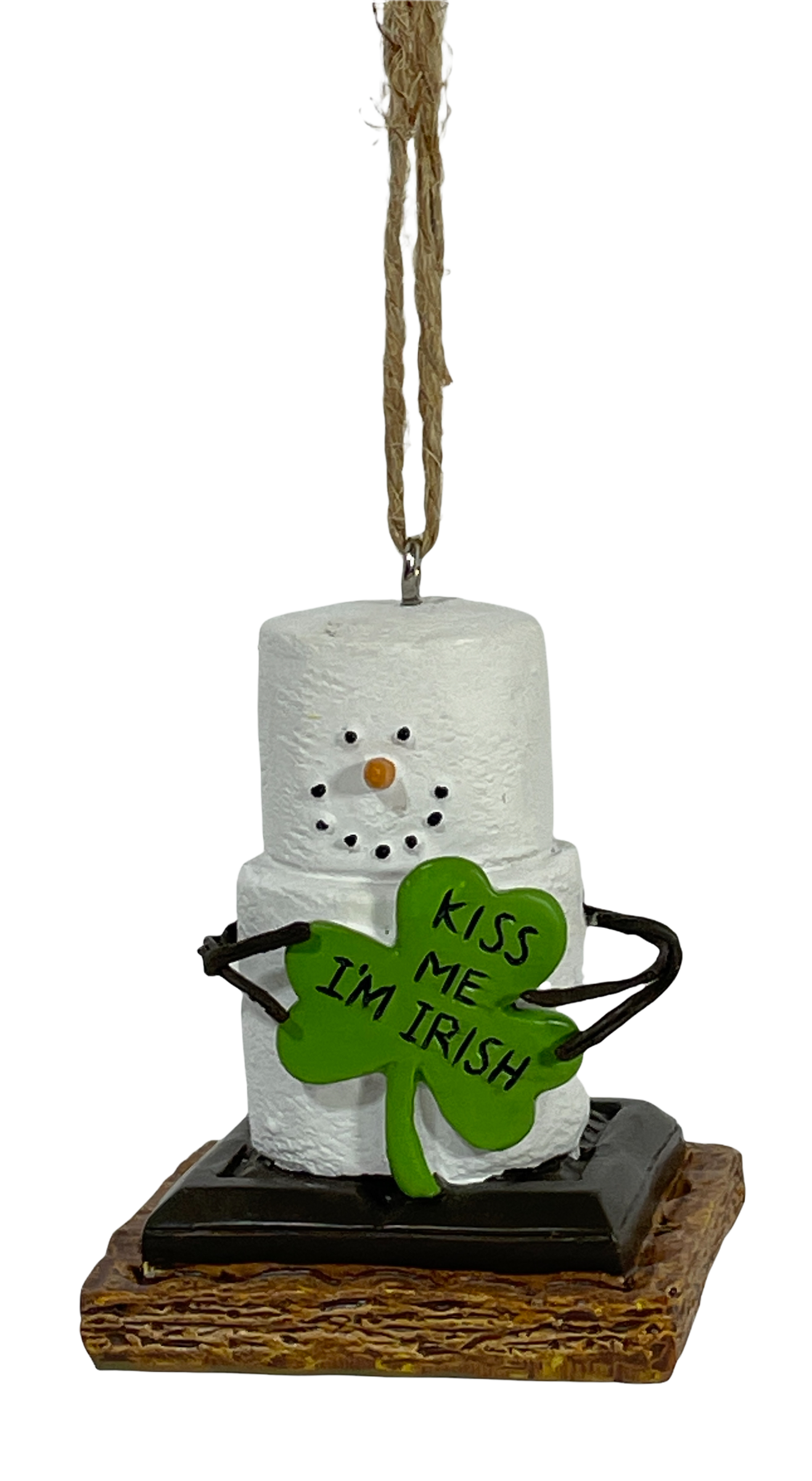 S'mores Kiss Me, I'm Irish Ornament