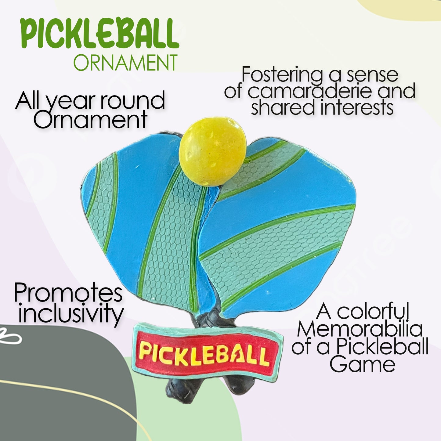 Elskandi Pickleball Ornament