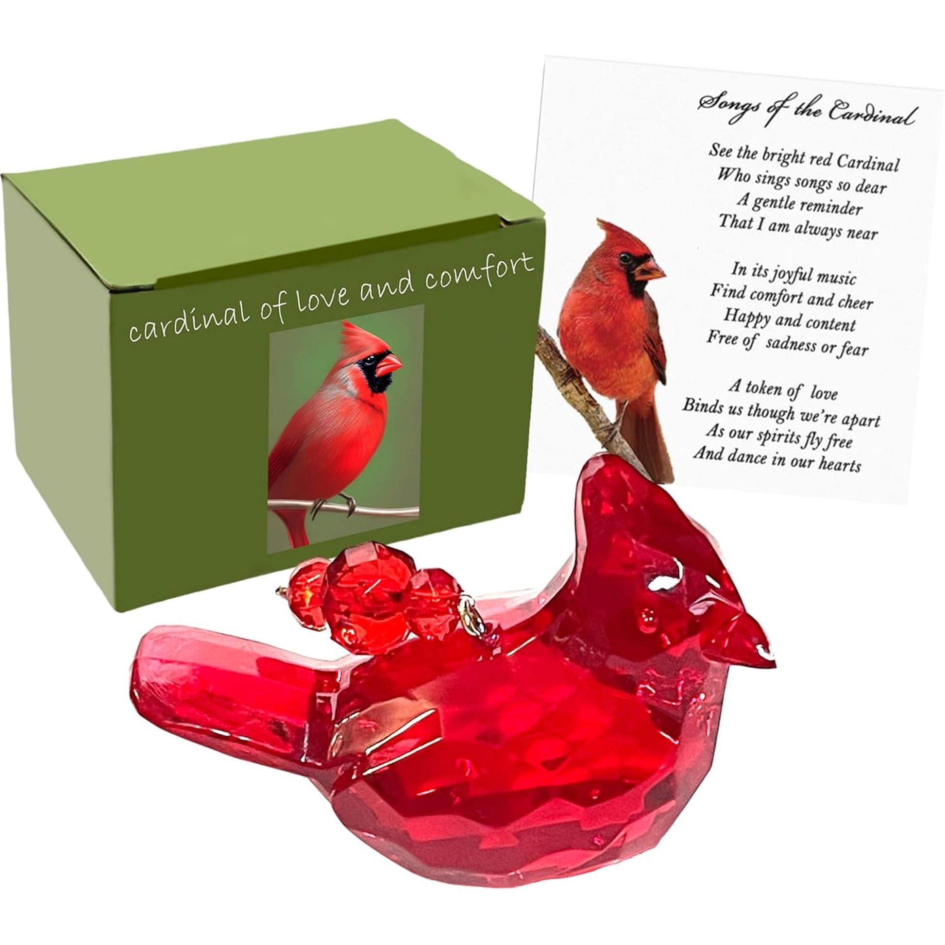 Cardinal Ornament - Love & Comfort Sympathy