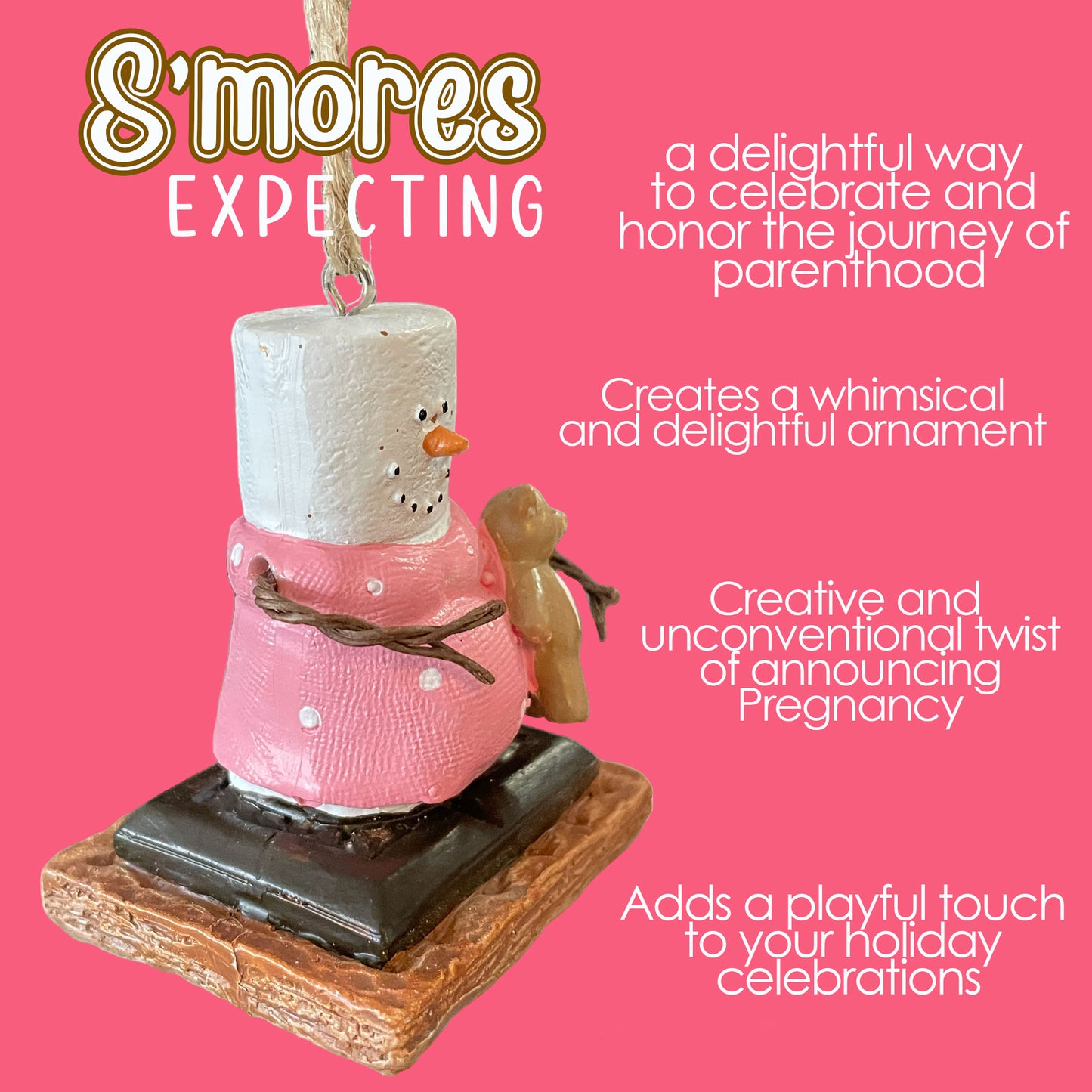 S'Mores Mother to Be Expecting Ornament