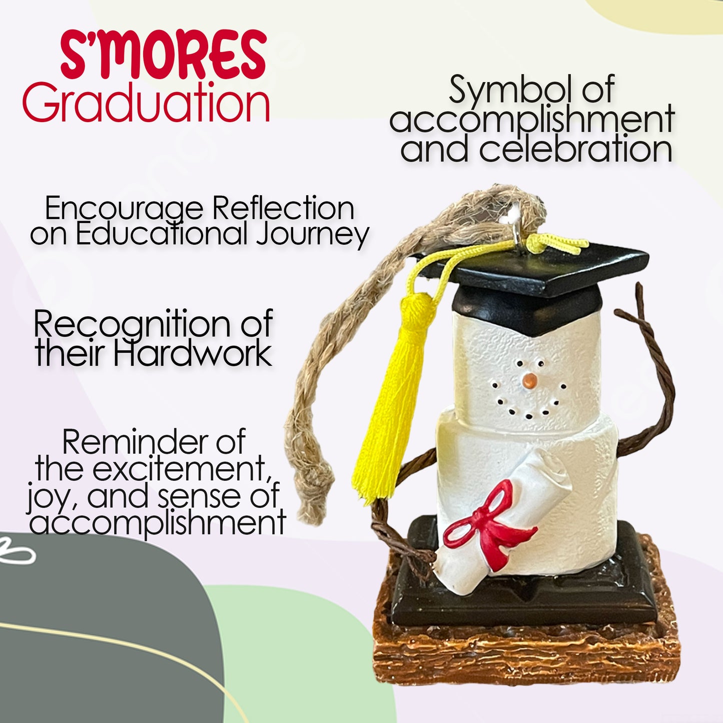 S'mores Graduation Ornament  in a Gift Box