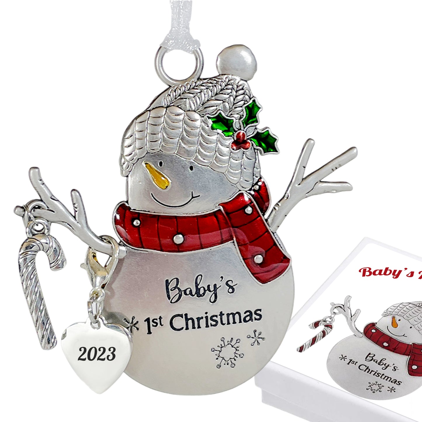 Baby's First Christmas Snowman Ornament