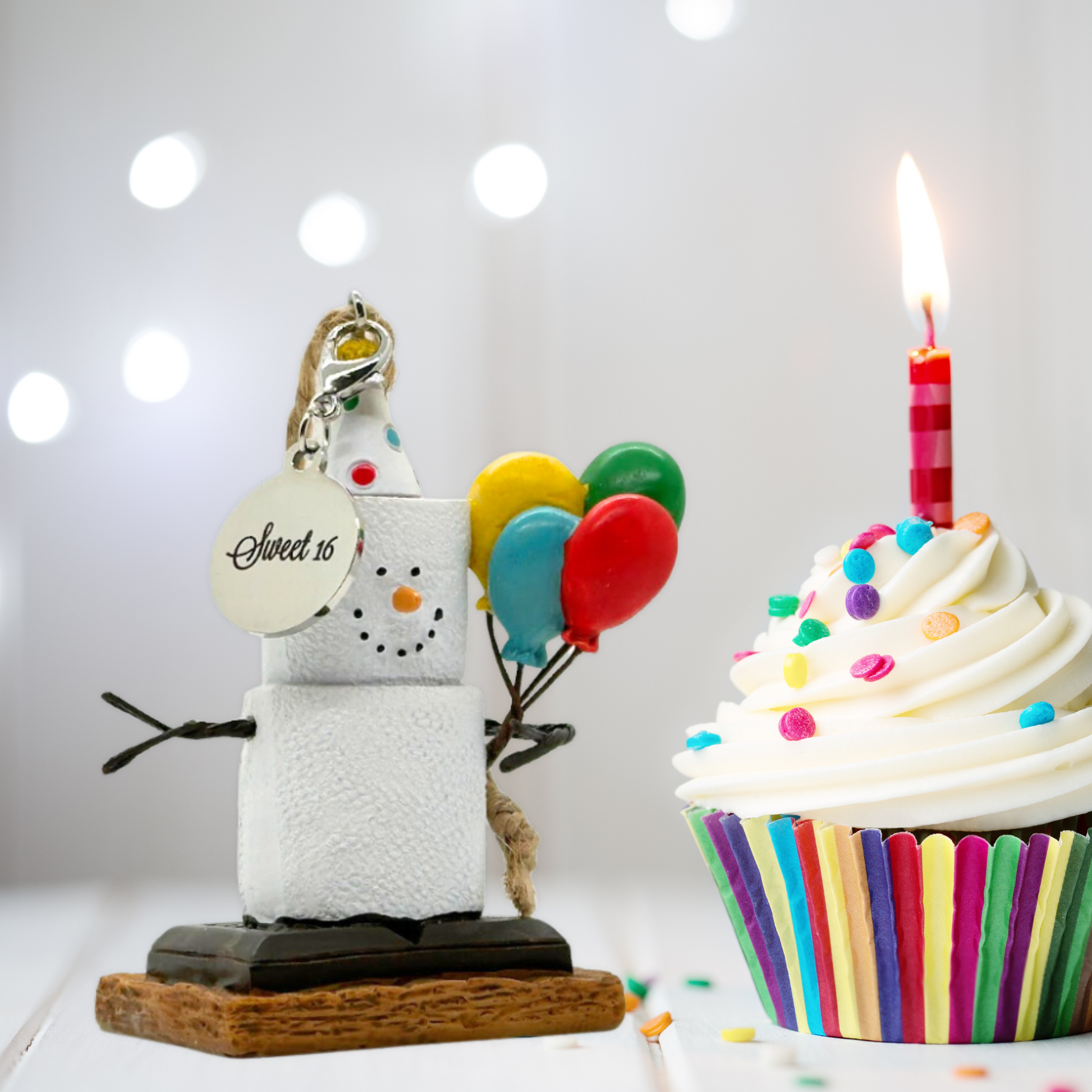 Sweet 16 S'mores Ornament -  Happy Birthday