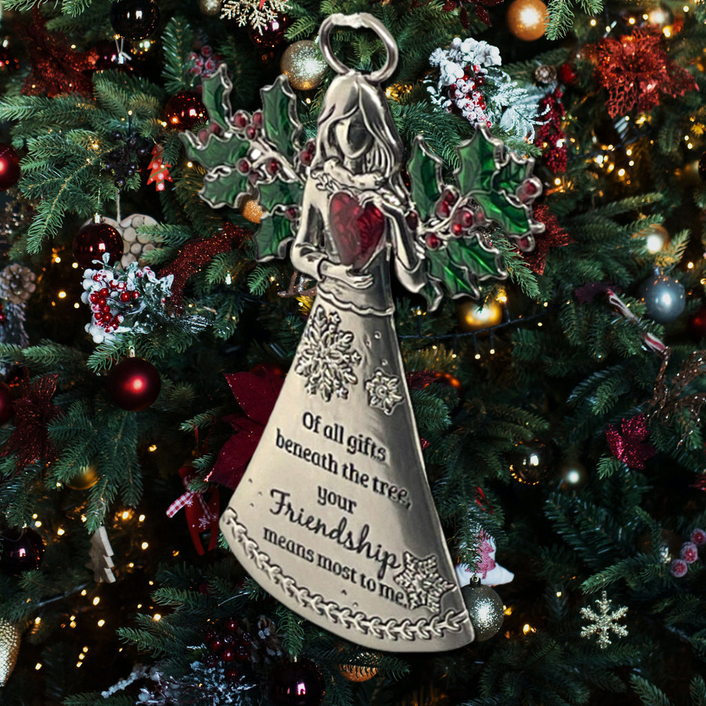 Friends Angel Ornament - Friendship Means the Most