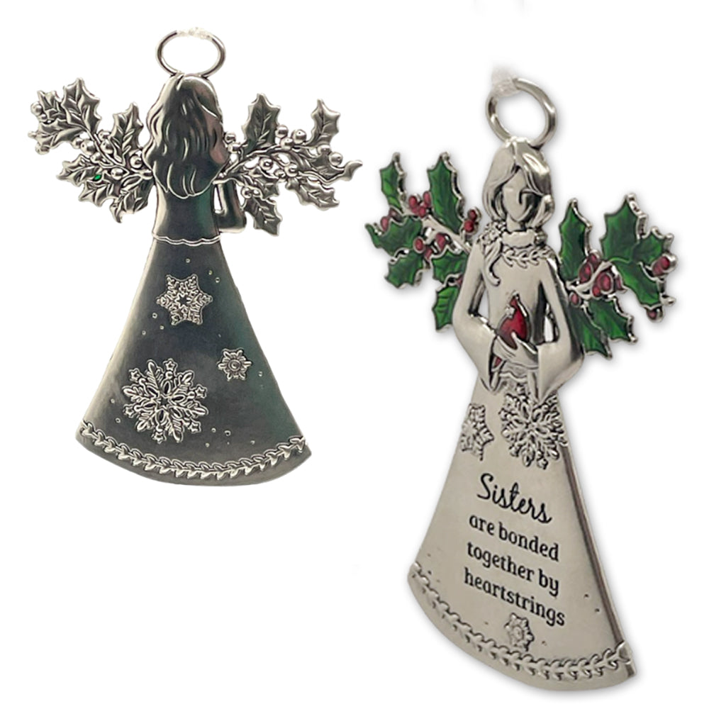 Sisters Ornament - Bonded by Heartstrings