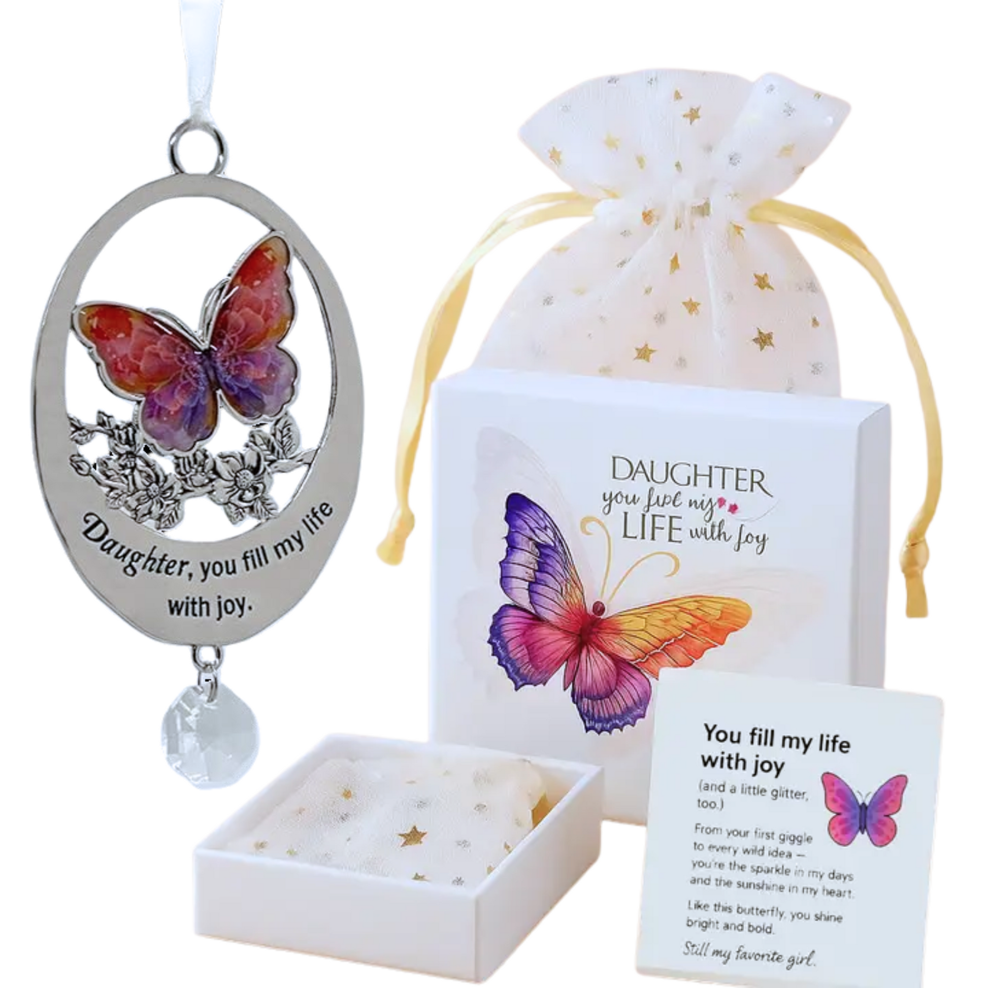 Butterfly Ornament - Daughter Joy Message