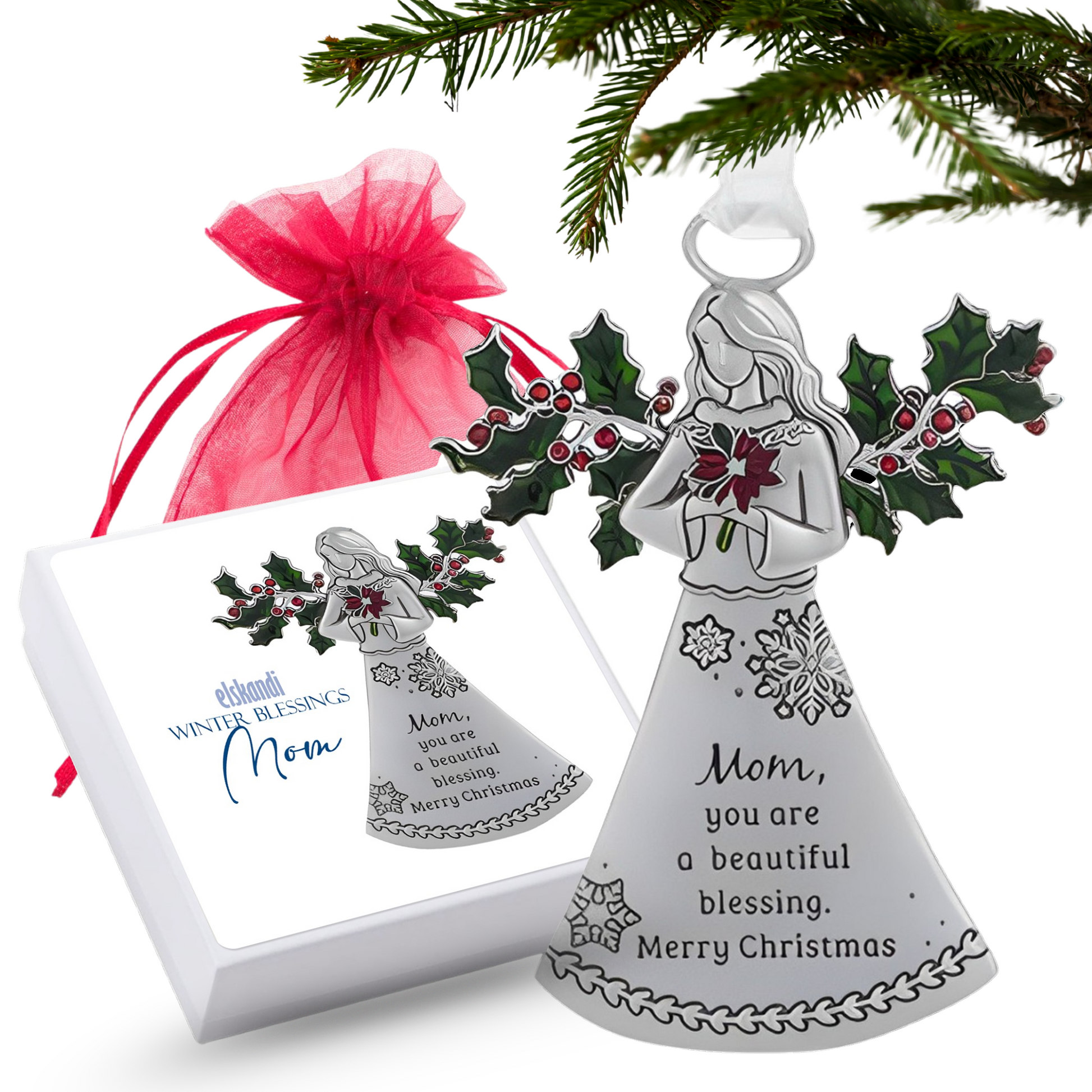 Mom Angel Ornament - Beautiful Blessing