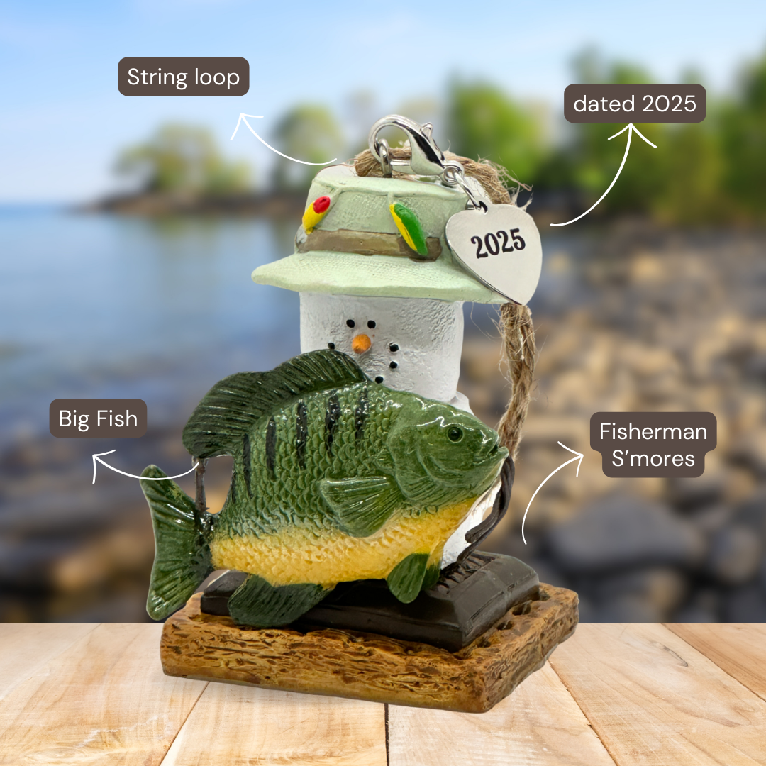 2025 S'mores Ornament - Fishing Biggest Catch