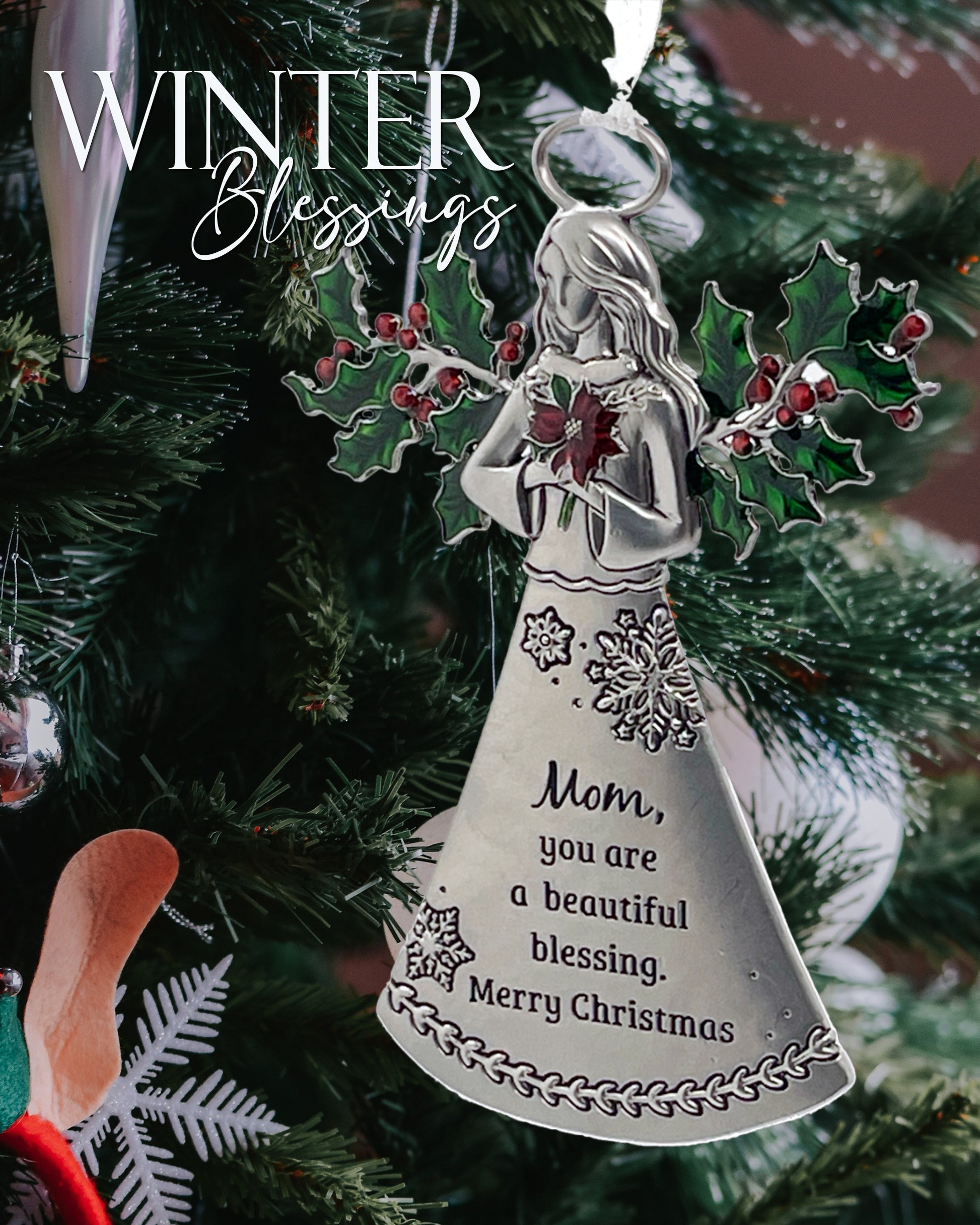 Mom Angel Ornament - Beautiful Blessing