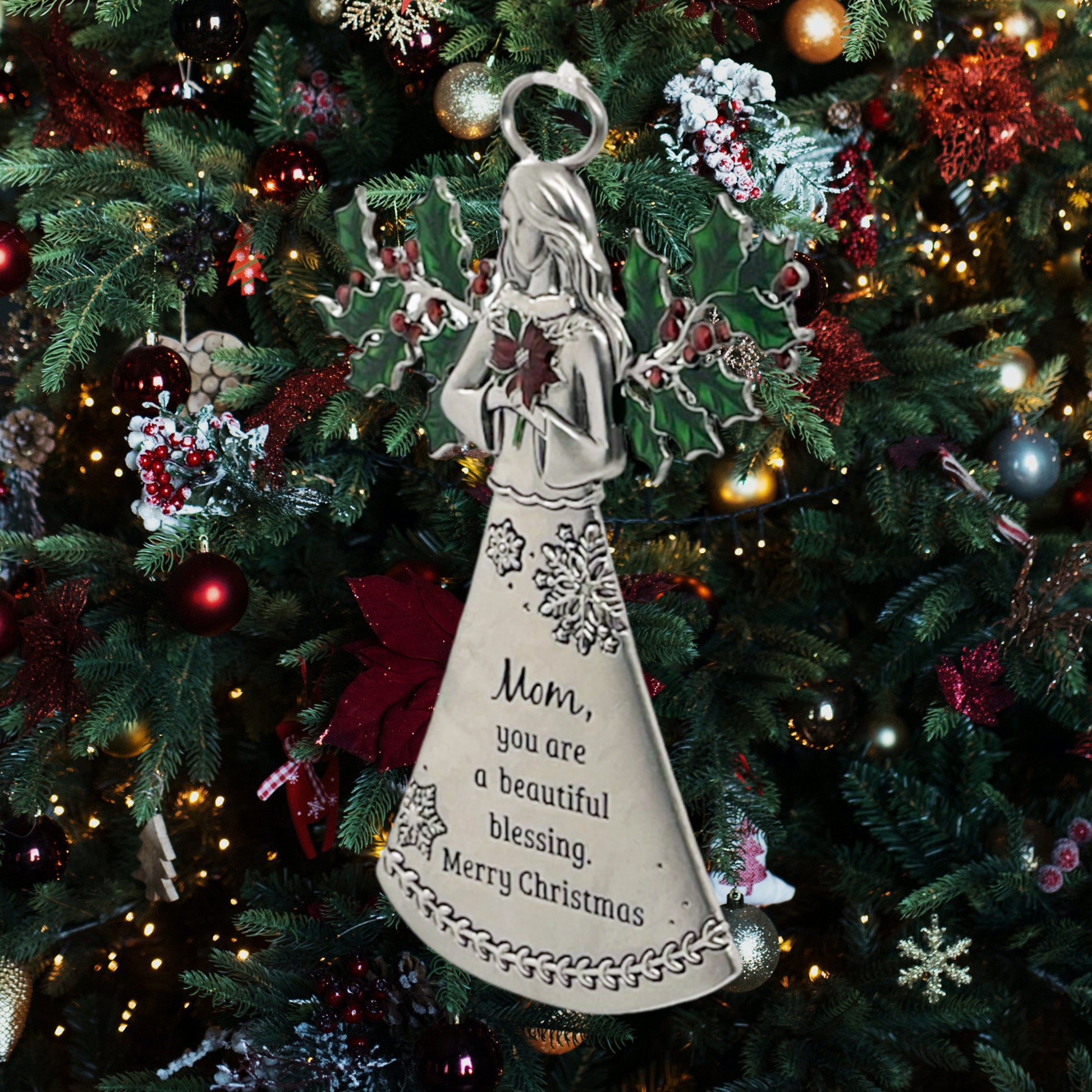 Mom Angel Ornament - Beautiful Blessing
