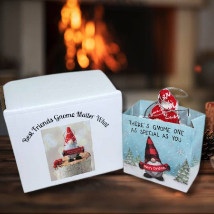 Gnome Ornament - Best Friends