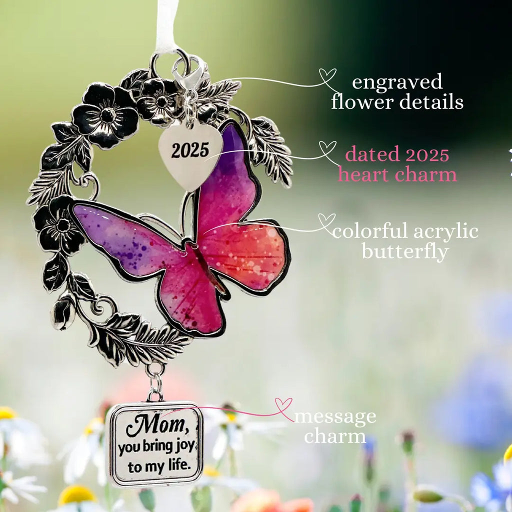 2025 Butterfly Ornament - Mom Joy Message