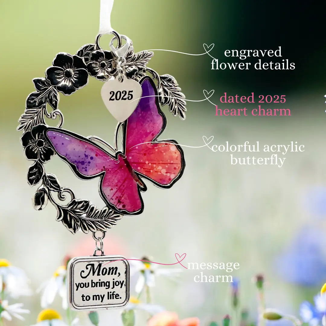2025 Butterfly Ornament - Mom Joy Message