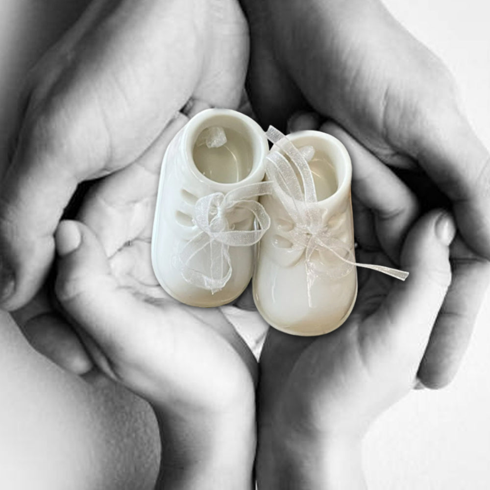 Baby's White Shoe Ornament