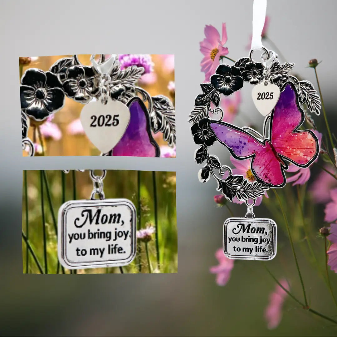 2025 Butterfly Ornament - Mom Joy Message