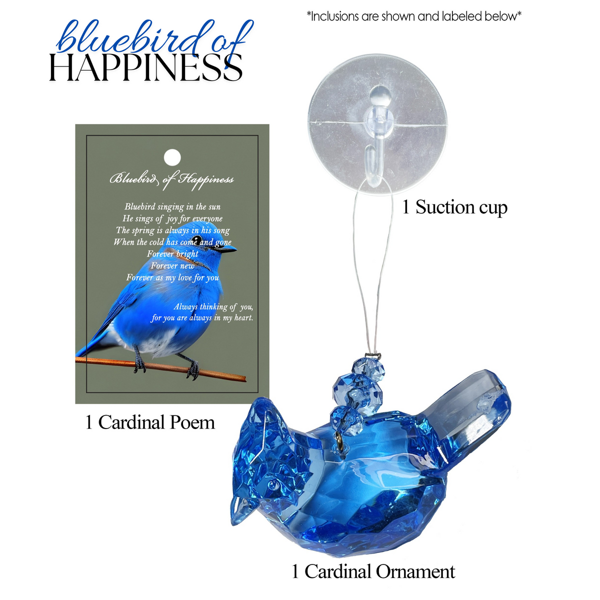 Bluebird of Happiness Ornament