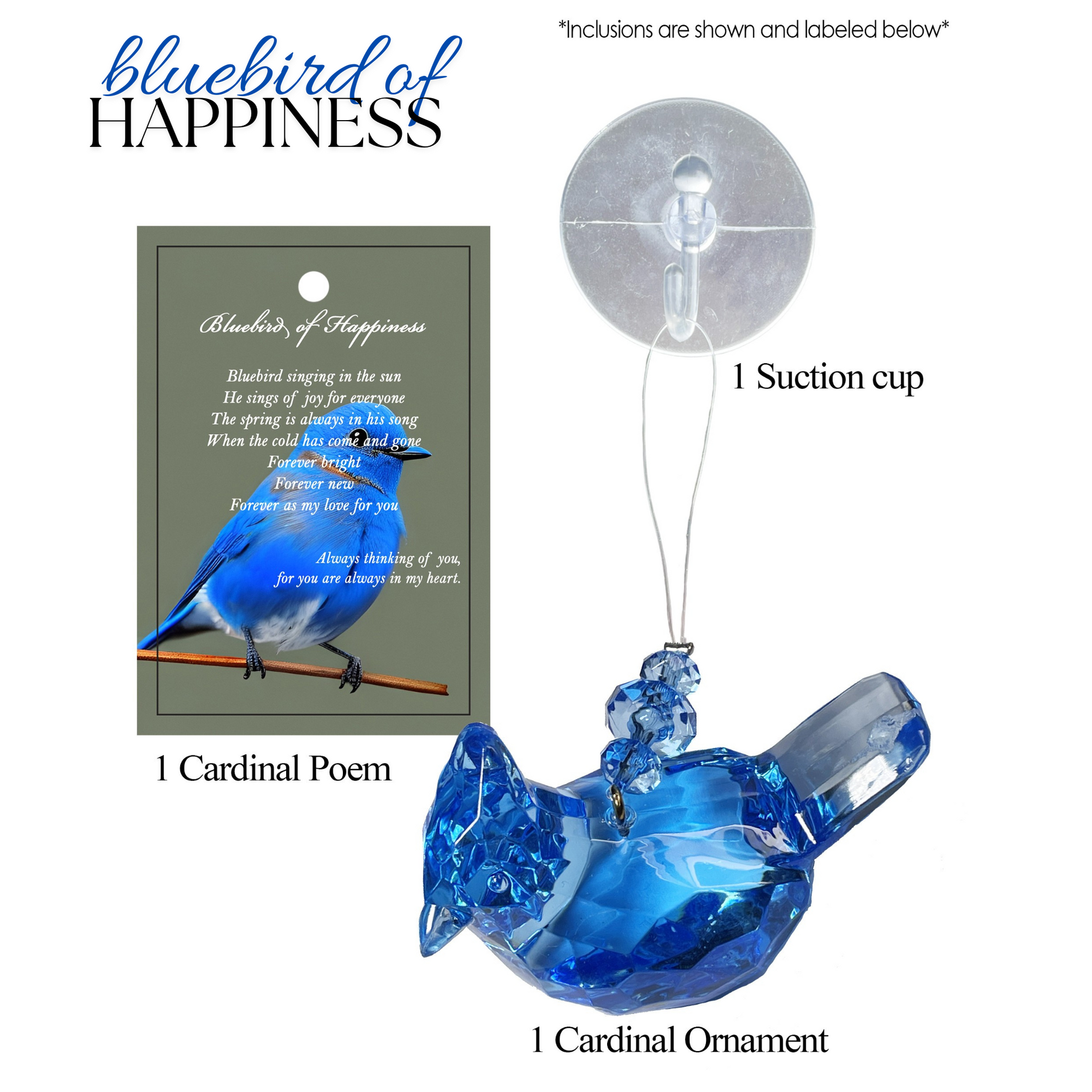 Bluebird of Happiness Ornament