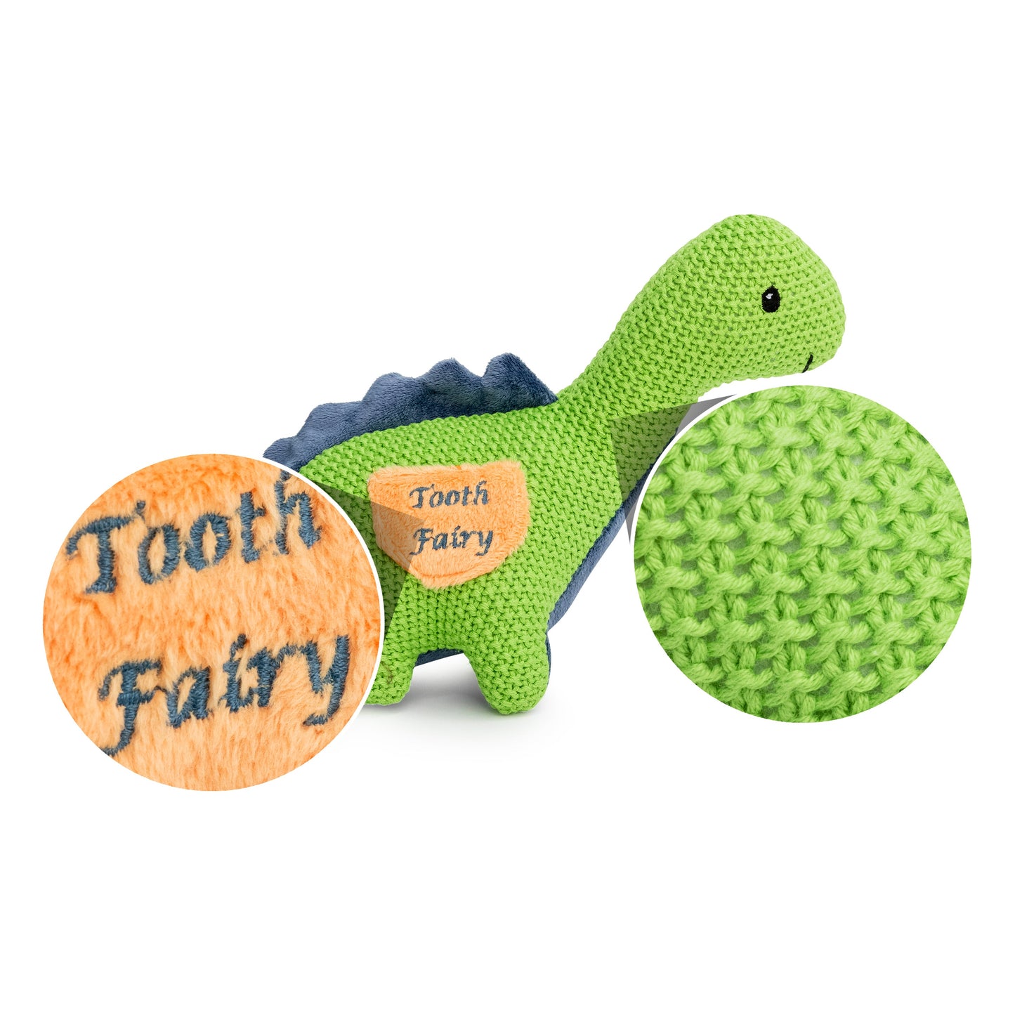 Maison Chic Tooth Fairy Kit - Danny The Dinosaur with Loose Tooth Book