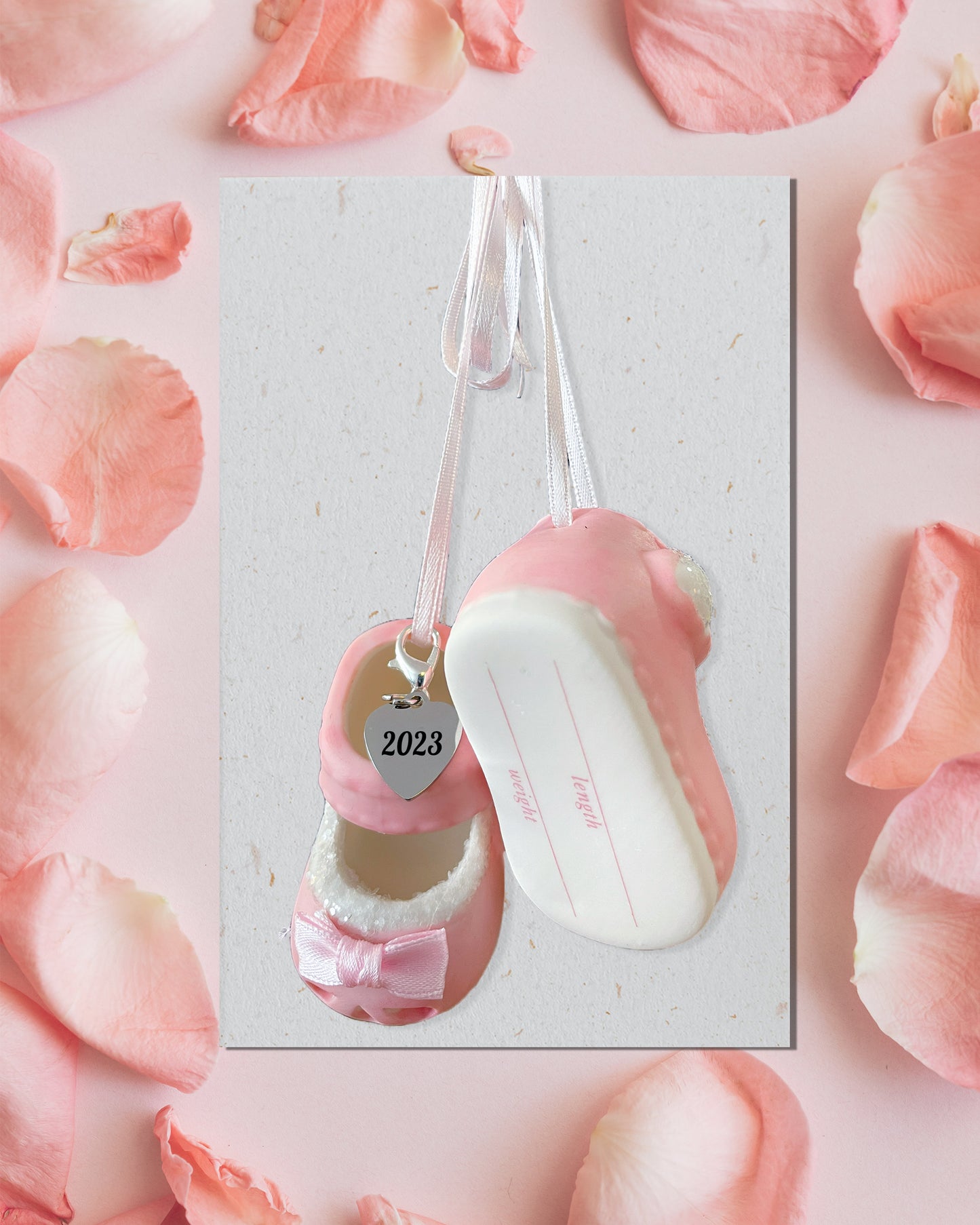 Baby Girl's Pink Shoe Ornament