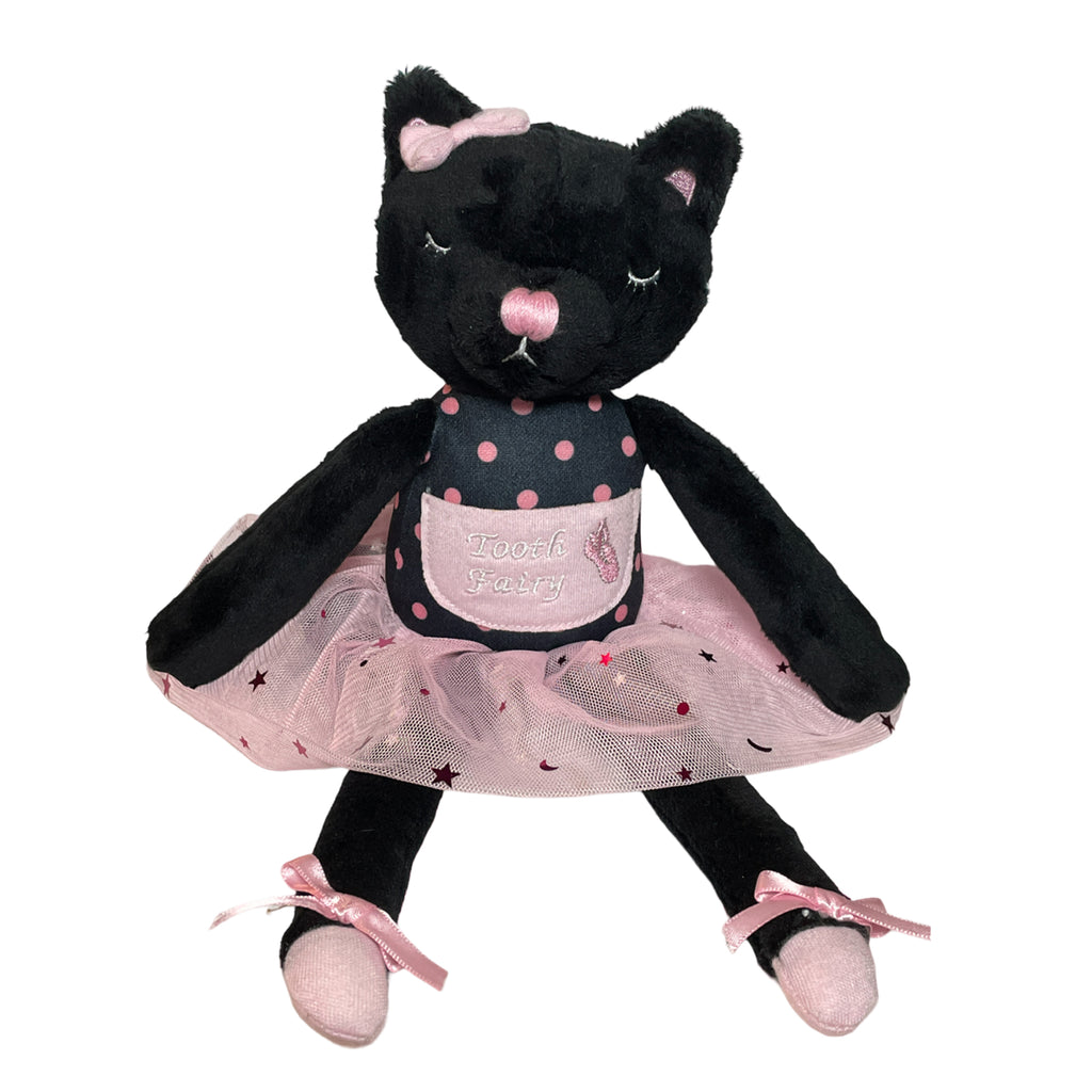 Plush Tooth Fairy - Tip-Toe the Cat Ballerina