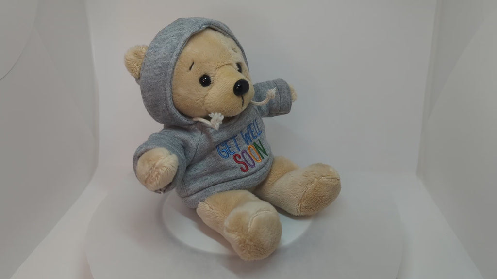 Elskandi Plush Pals Get Well Soon Bear and Goodbye Tonsils Book