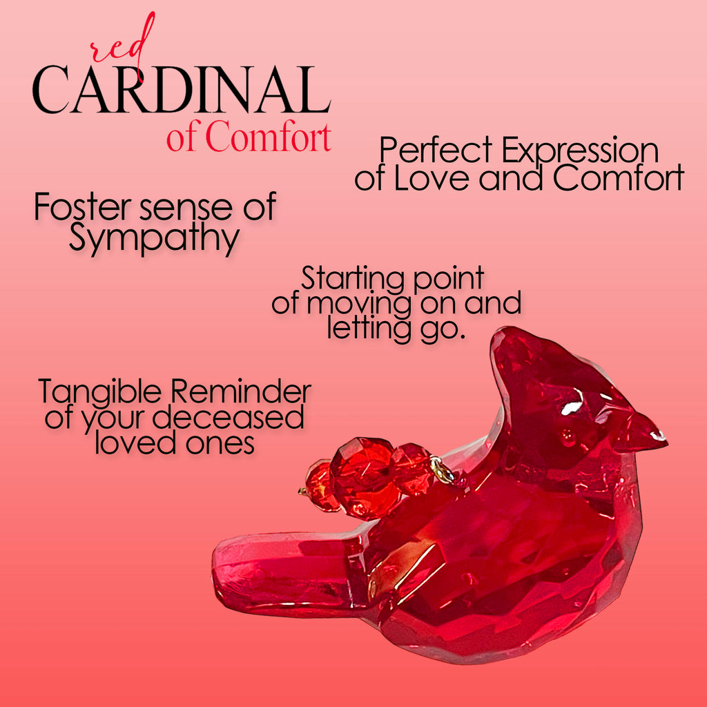 Cardinal Ornament - Love & Comfort Sympathy