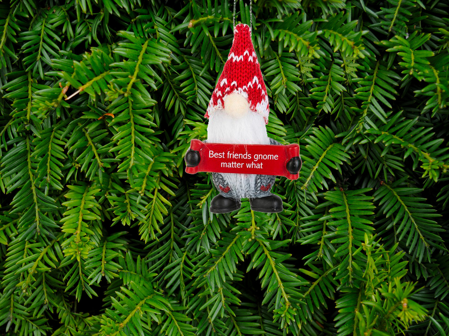 Gnome Best Friends Gnome Matter What Ornament