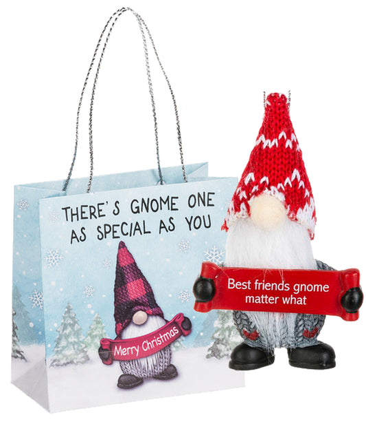 Gnome Best Friends Gnome Matter What Ornament