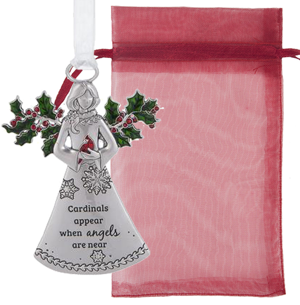 Cardinal Ornament - Angels Are Near