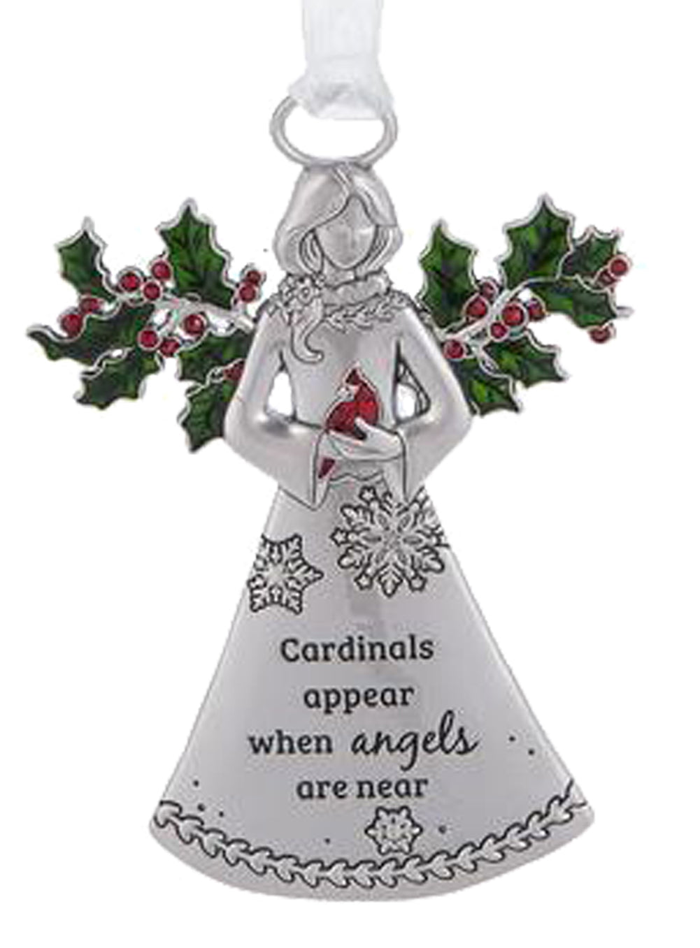 Cardinal Ornament - Angels Are Near