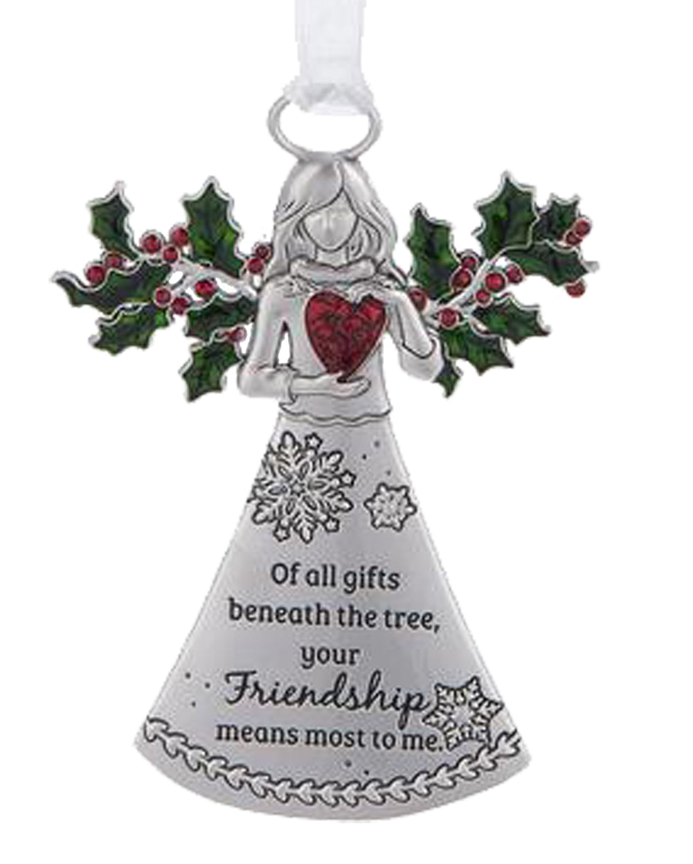 Friends Angel All Gifts Beneath The Tree, Your Friendship Means The Most to Me Ornament